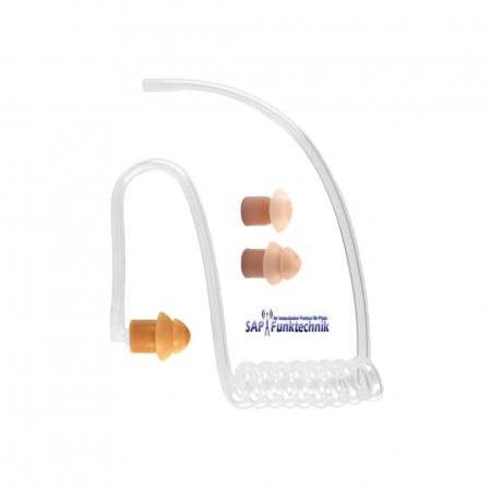 Ersatz Schallschlauch mit Pilz Ohrstöpsel für Security Headsets AE 31 / AE 31S / MA31 / MA31L